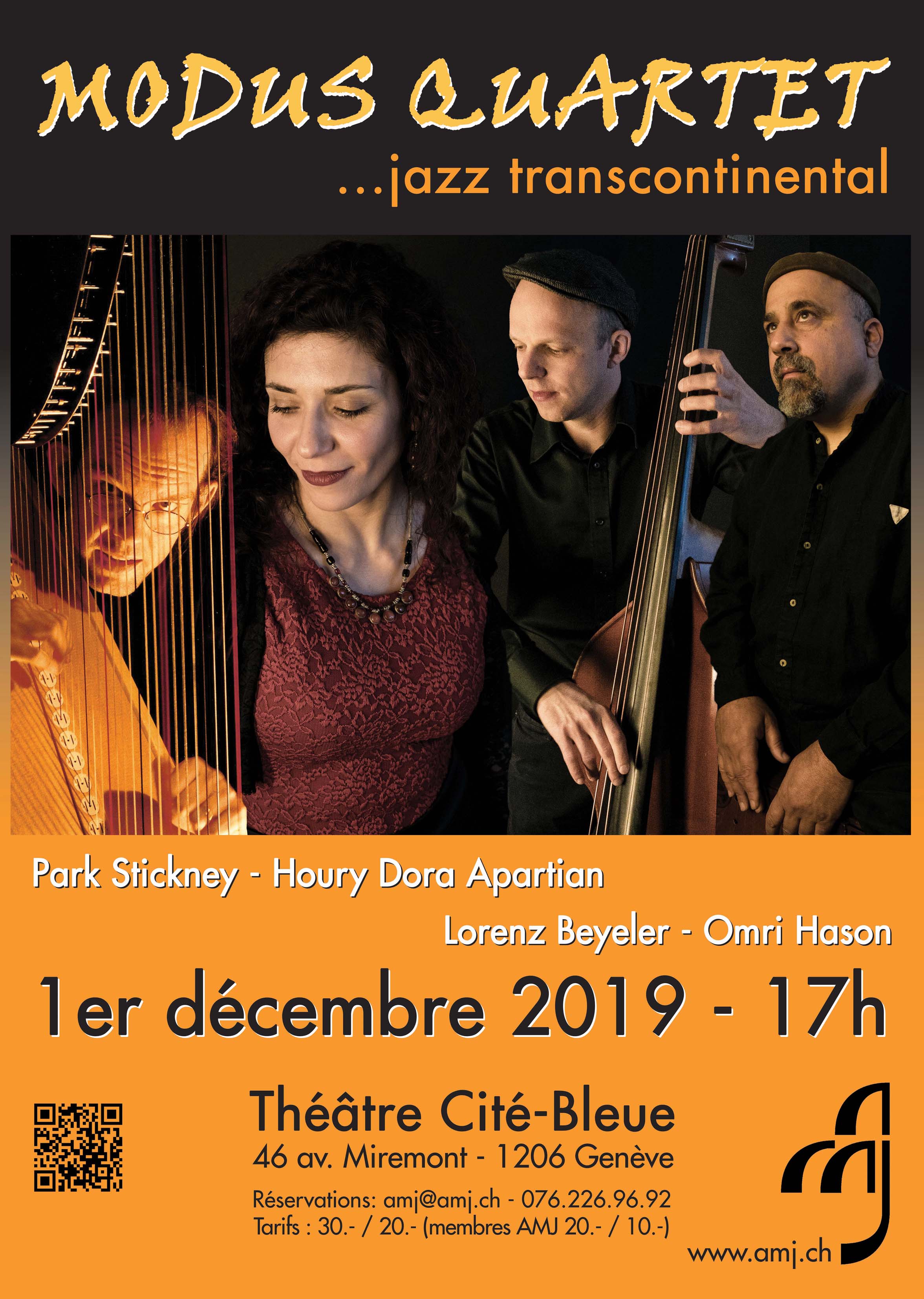 MODUS QUARTET - Gen�ve - 01.12.2019