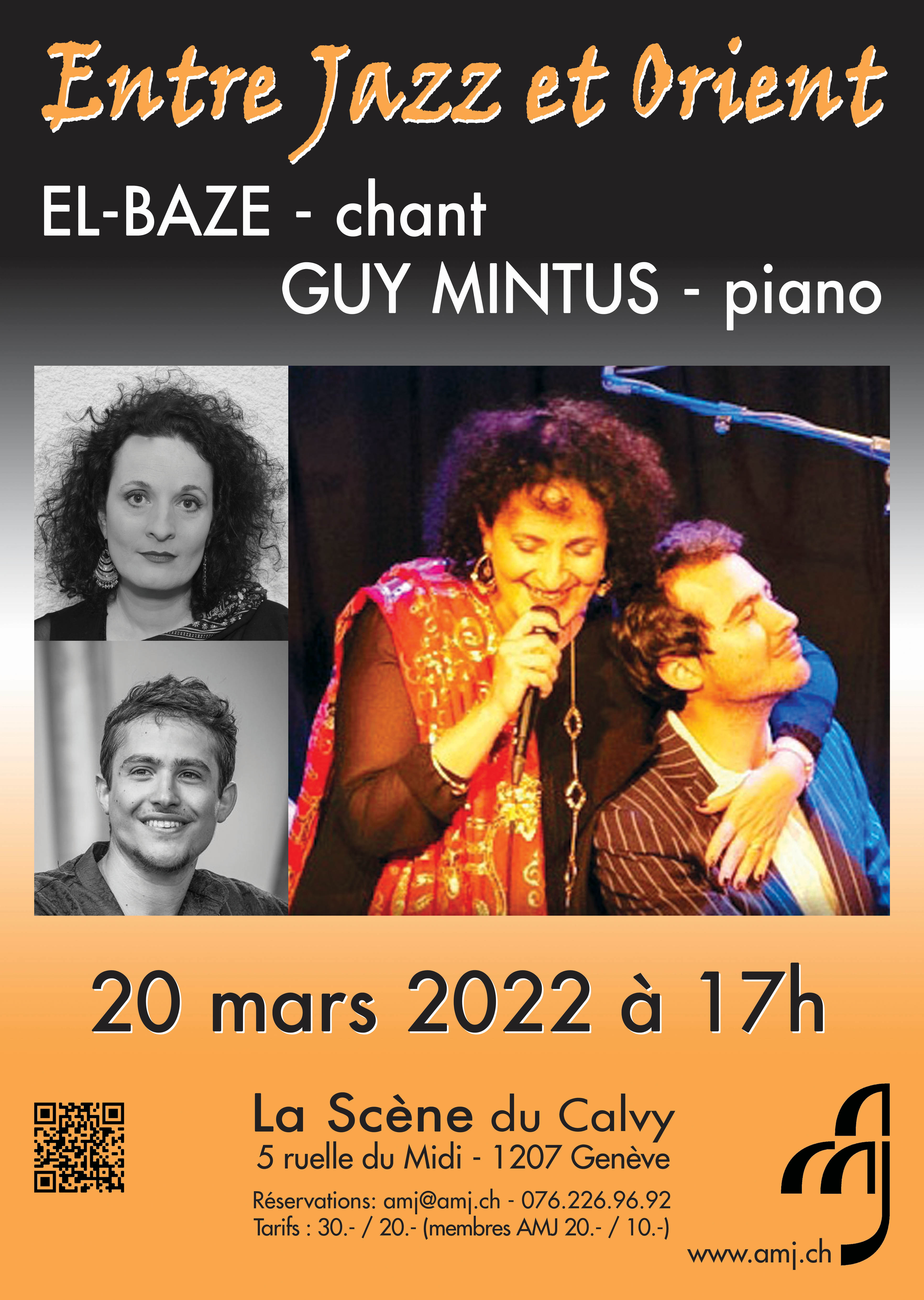 AMJ 20.03.22 - Entre Jazz et Orient - El-Baze & Guy Mintus