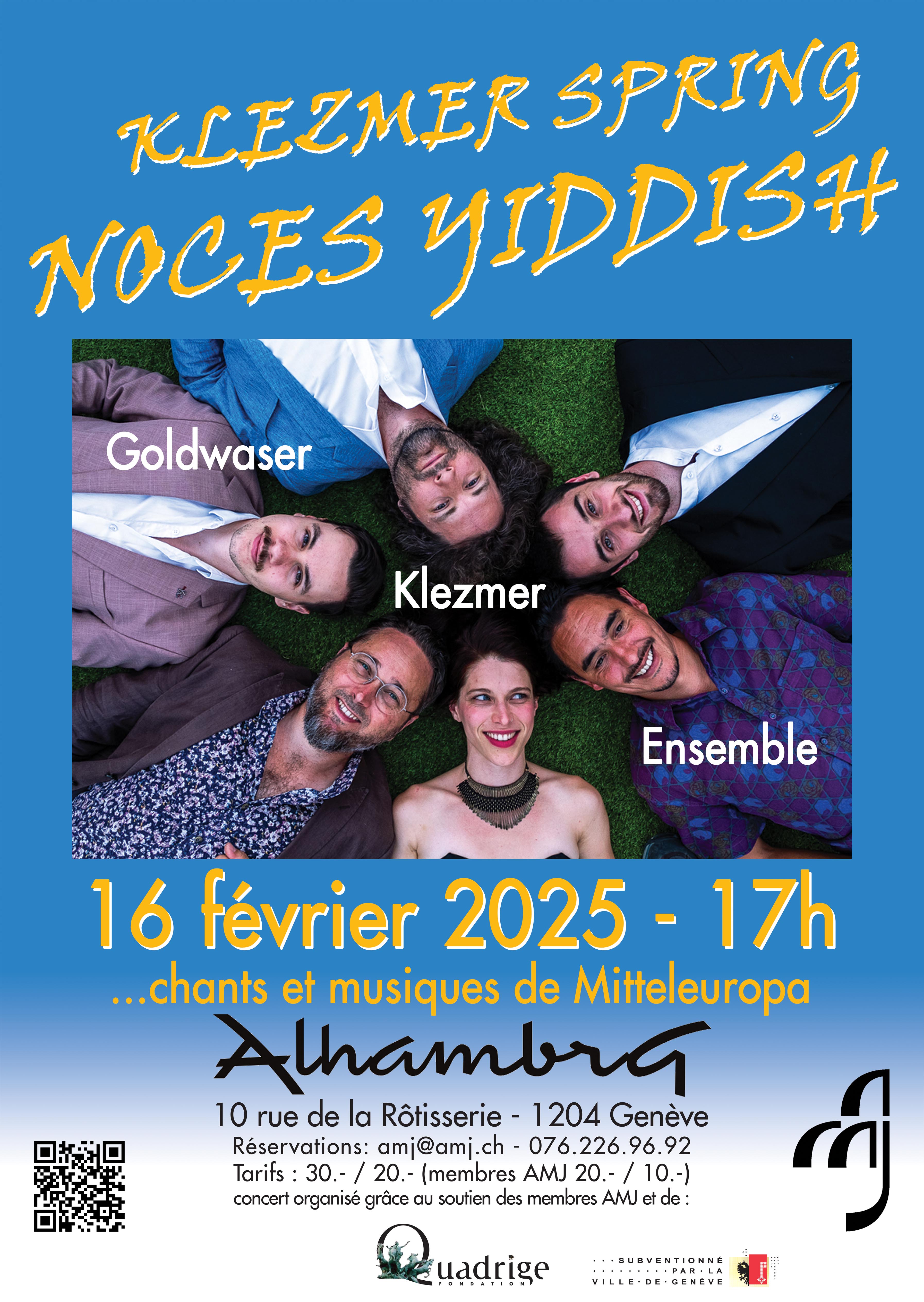 AMJ 16.02.25 - Noces Yiddish - Goldwaser Klezmer Ensemble