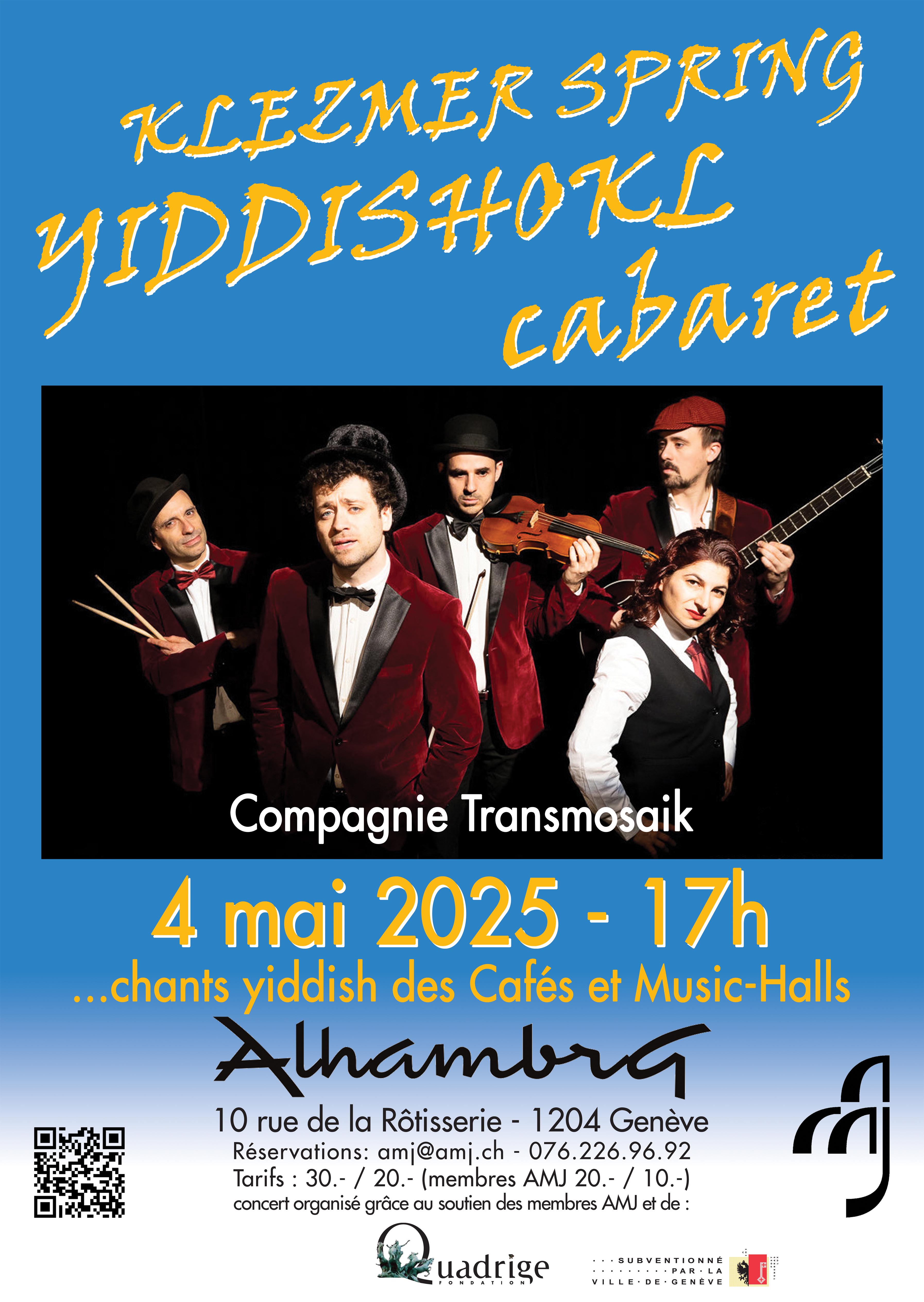 AMJ 4.05.25 - Cabaret Yiddishokl - Compagnie TransMosaik