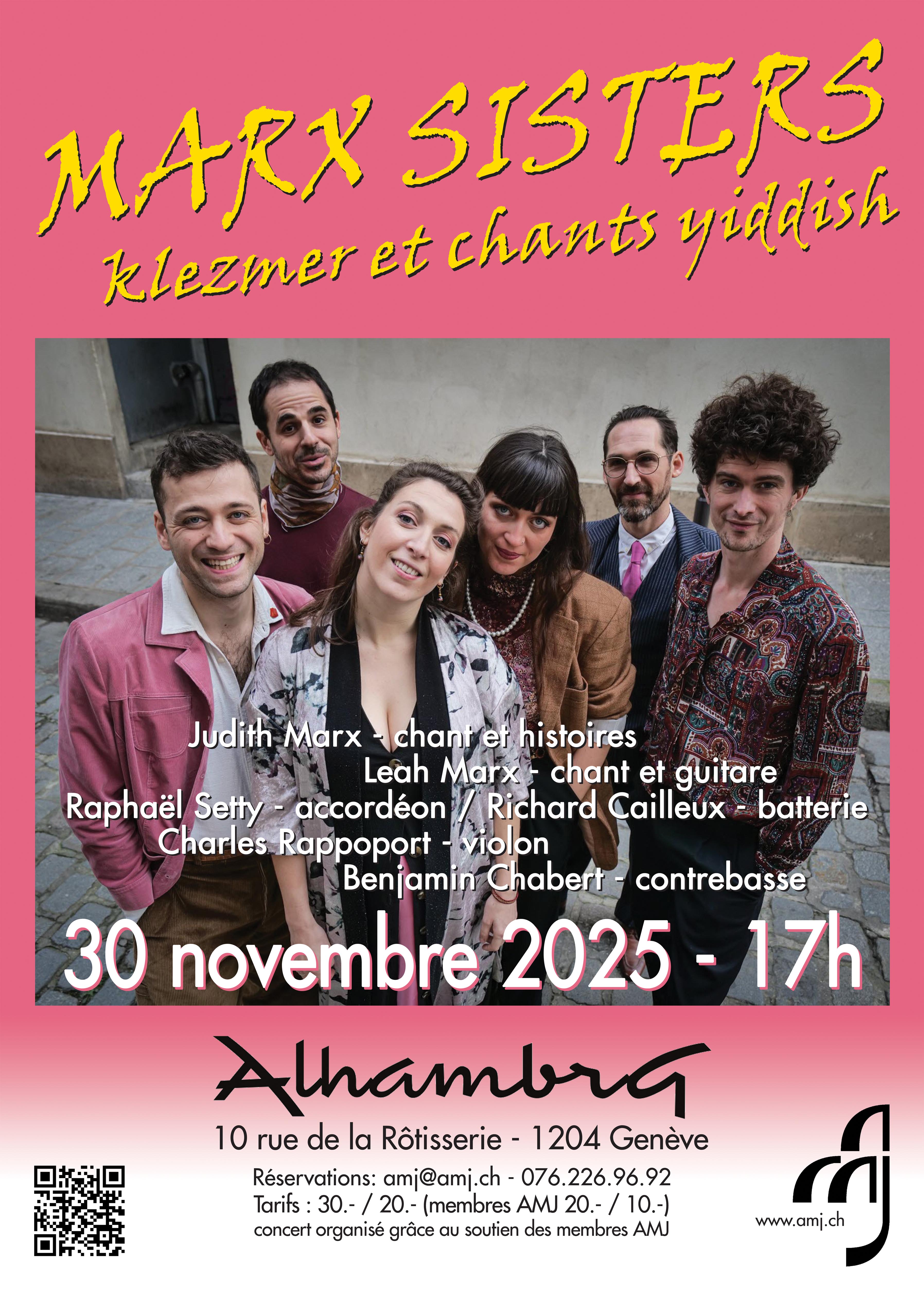 AMJ 30.11.25 - Marx Sisters - musique klezmer et chants yiddish