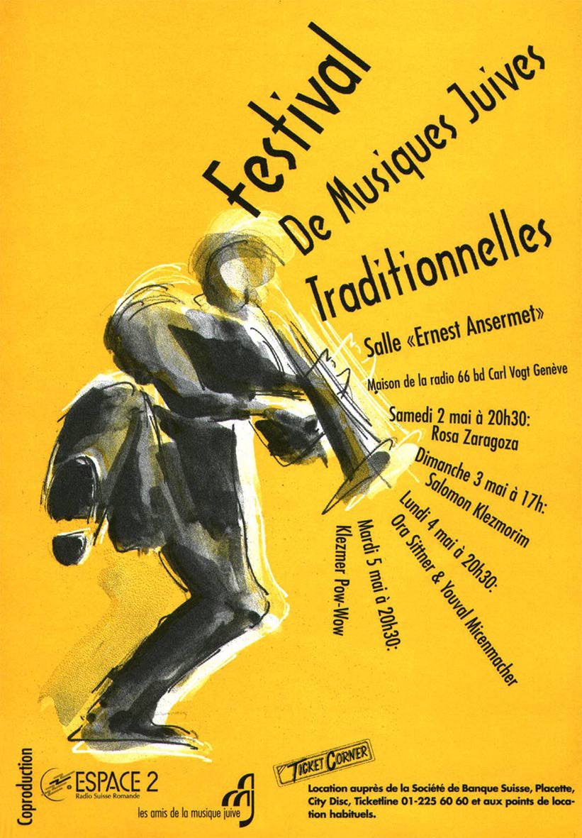Affiche du Festival AMJ 2-5 mai 1998